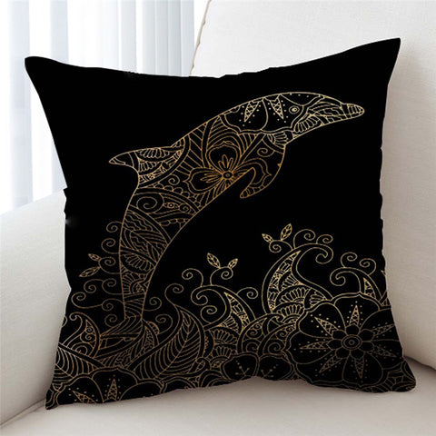 Image of Regal Dolphin Cushion Cover - Beddingify