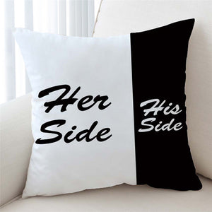 Her Side His Side 70:30 Cushion Cover - Beddingify