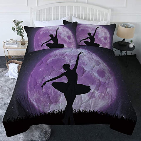 Image of 4 Pieces Luna Ballerina Comforter Set - Beddingify