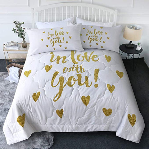 Image of 4 Pieces In Love With You Comforter Set - Beddingify