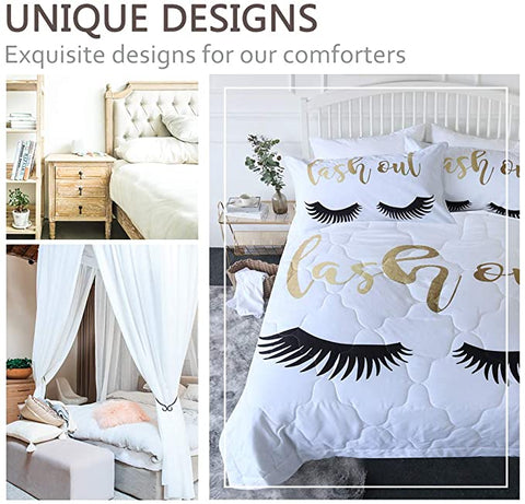 Image of 4 Pieces Lash Out Comforter Set - Beddingify