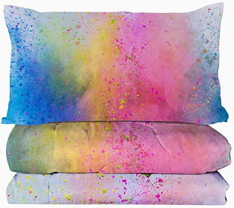 Image of 4 Pieces Color Dissolve Comforter Set - Beddingify