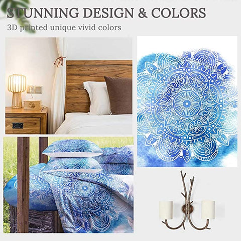Image of 4 Pieces Mandala Cool Comforter Set - Beddingify