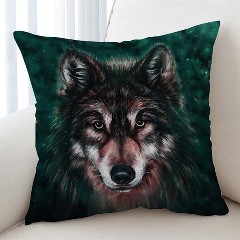 Image of Mystical Wolf Cushion Cover - Beddingify