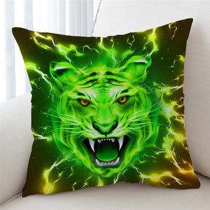 Energized Tiger Cushion Cover - Beddingify