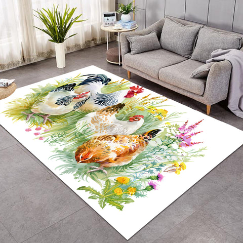 Image of Chicken Garden SW1099 Rug