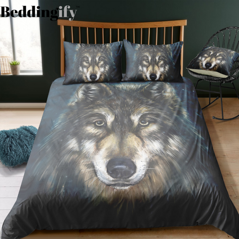 Image of The Old Mystic Wolf Bedding Set - Beddingify