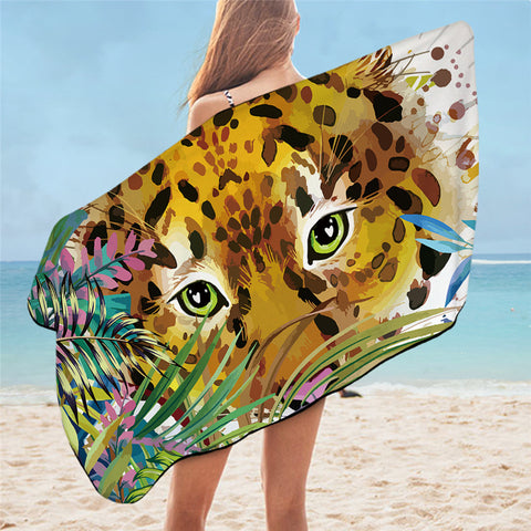 Image of Hiding Cheetah Bath Towel