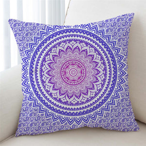 Purplish Mandala Cushion Cover - Beddingify