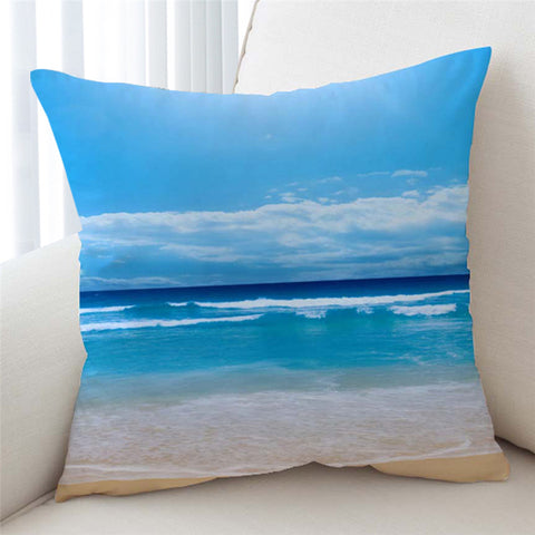 Image of Sun Sand Sea Cushion Cover - Beddingify