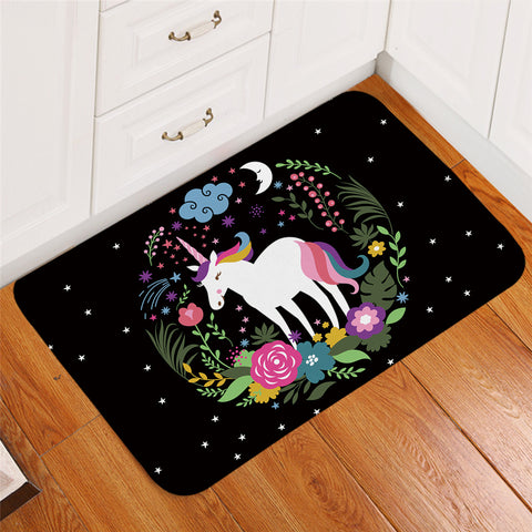 Image of Magical Unicorn Starry Door Mat