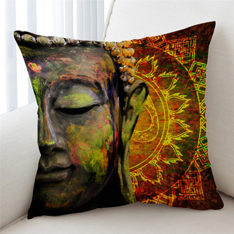 Image of Buddha Statue Cushion Cover - Beddingify