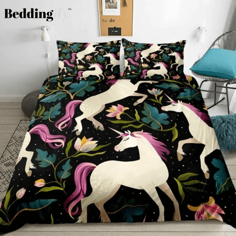 Unicorn Print Dreamy Bedding Set - Beddingify
