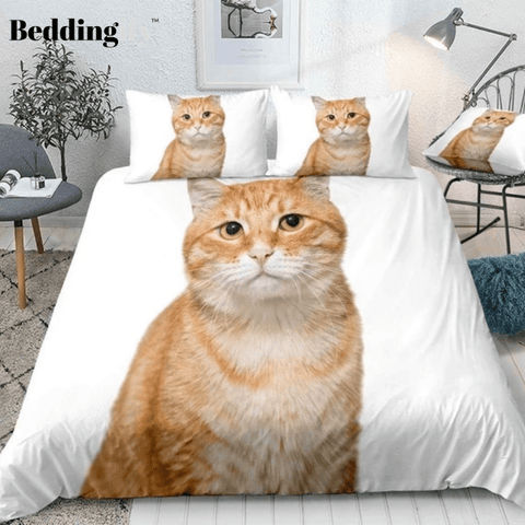 Image of 3D Cute Cat Bedding Set - Beddingify