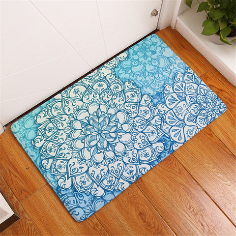 Image of Icy Mandala Door Mat