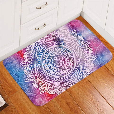 Image of White Mandala Dreamy Door Mat