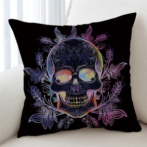 Glowing Color Skull  Cushion Cover - Beddingify