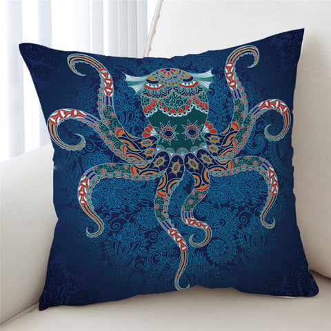 Image of Stylized Octopus Cushion Cover - Beddingify