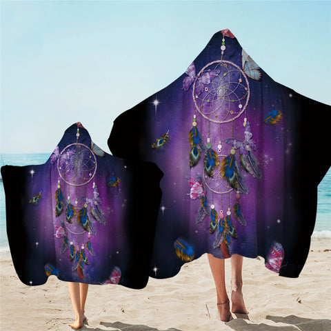Image of Misterious Dream Catcher Hooded Towel