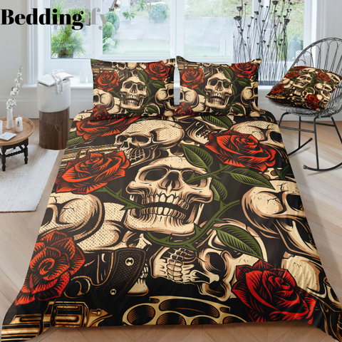 Image of D4 Skull Bedding Set - Beddingify