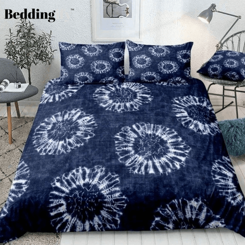 Tie-Dyed Floral Bedding Set - Beddingify