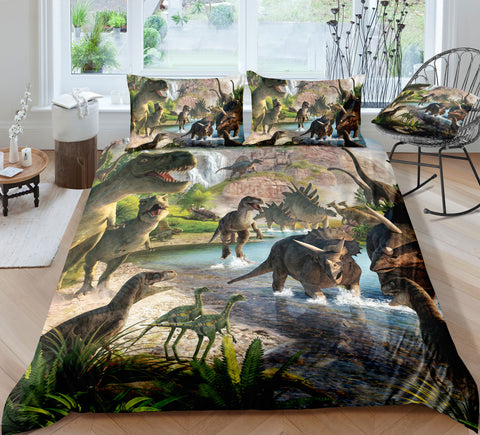 Image of The World of Dinosaur Bedding Set - Beddingify
