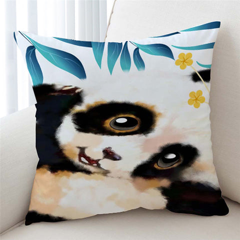 Image of Adorable Panda Cub Cushion Cover - Beddingify
