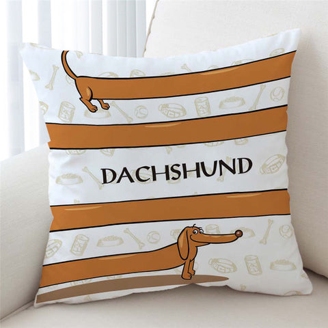 Image of Dachshund Line Cushion Cover - Beddingify