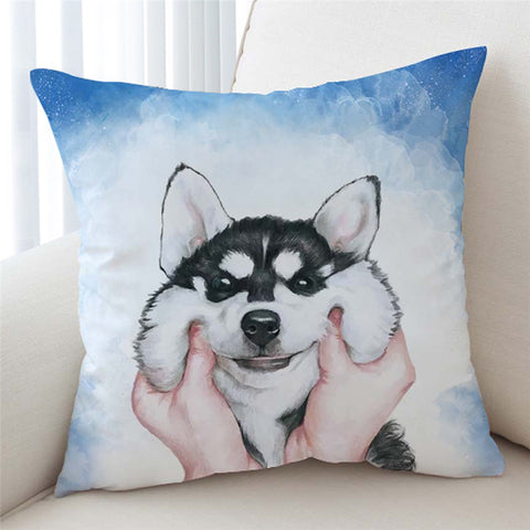 Image of Pinched Husky Cushion Cover - Beddingify