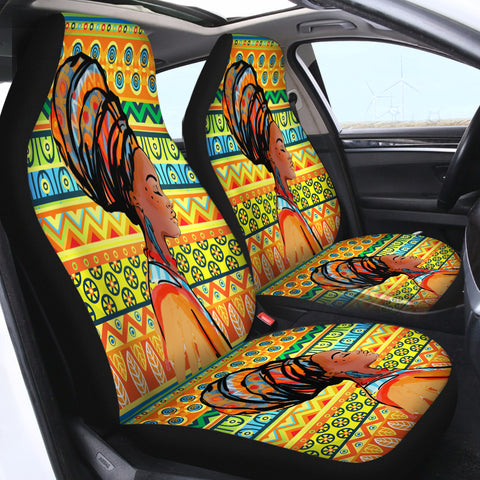 Image of Africa Women SWQT1885 Car Seat Covers