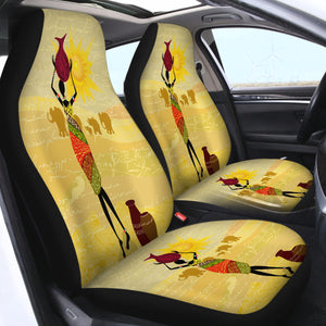 African Women SWQT1995 Car Seat Covers
