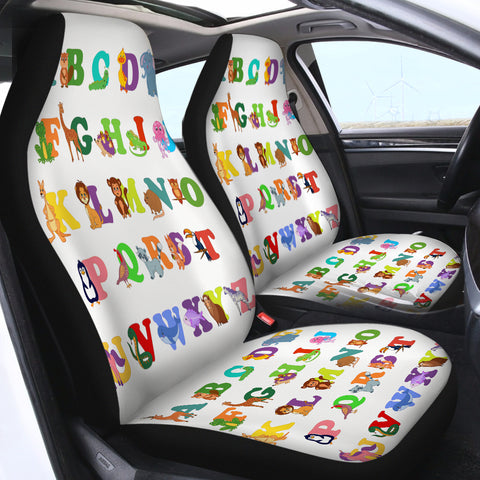 Image of Alphabet Animal SWQT1712 Car Seat Covers
