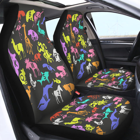 Image of Alphabet Animal SWQT1825 Car Seat Covers