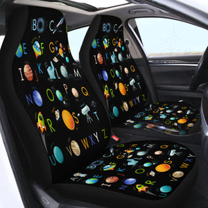 Alphabet Planet SWQT0509 Car Seat Covers