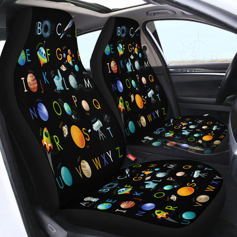 Image of Alphabet Planet SWQT0509 Car Seat Covers