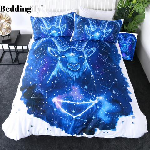 Image of Aries Zodiac Comforter Set - Beddingify