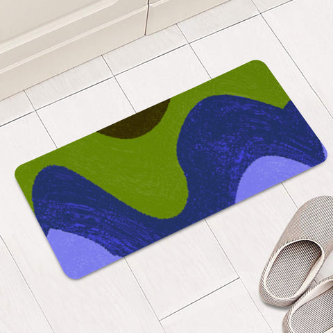 Image of Wavy Rectangular Doormat