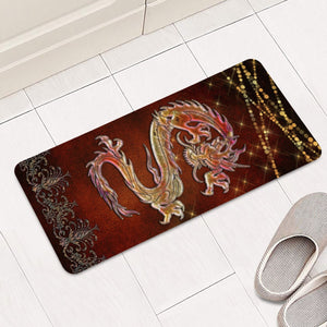Chinese Dragon Rectangular Doormat