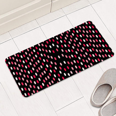 Image of Spiral Dots Rectangular Doormat