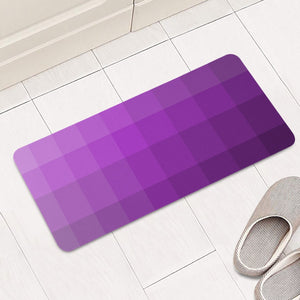 Zappwaits-Purple Rectangular Doormat