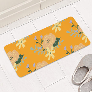 Summer Florals Rectangular Doormat