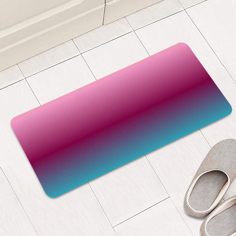 Image of Colorful Ombre Rectangular Doormat