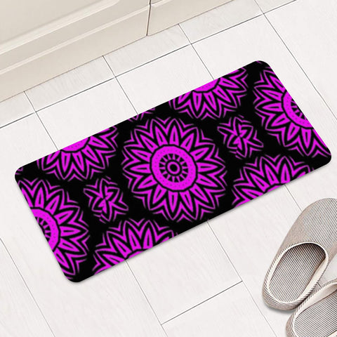 Image of Pink Tribal Rectangular Doormat