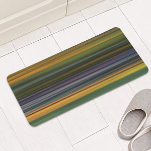 Multicolored Linear Abstract Pattern Rectangular Doormat