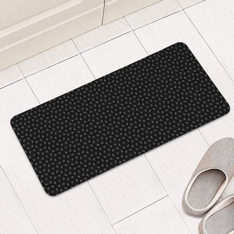 Image of Black & White #16 Rectangular Doormat