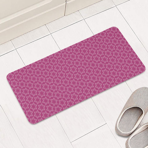 Image of Fuchsia Red #1 Rectangular Doormat