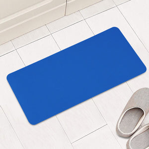 Absolute Zero Blue Rectangular Doormat