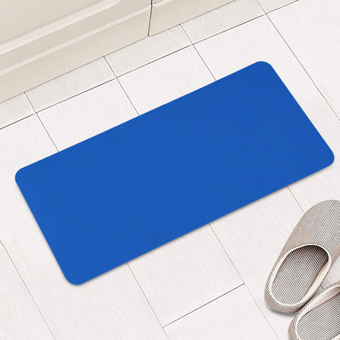 Image of Absolute Zero Blue Rectangular Doormat