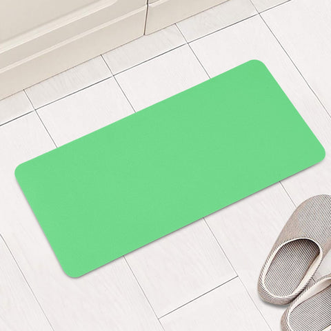 Image of Algae Green Rectangular Doormat