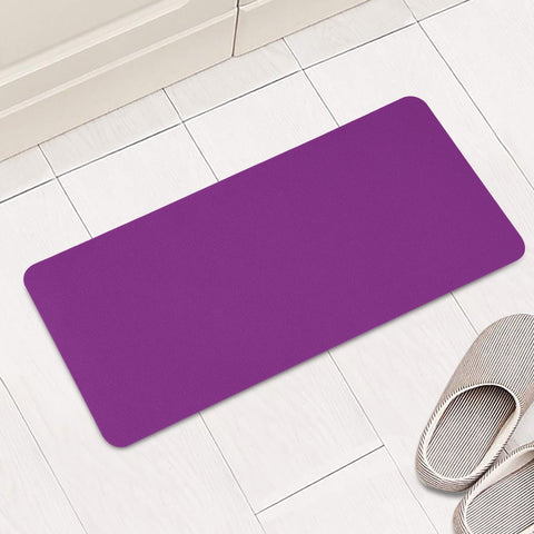 Image of Dark Orchid Purple Rectangular Doormat